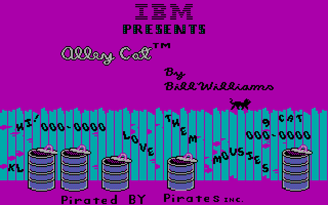 Alley Cat Graffiti public Demozoo screenshot