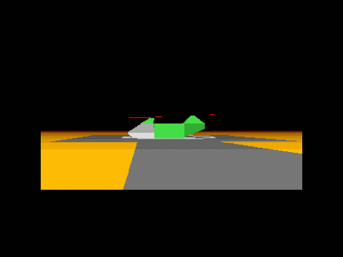 Enigma low-polygon runway sequence