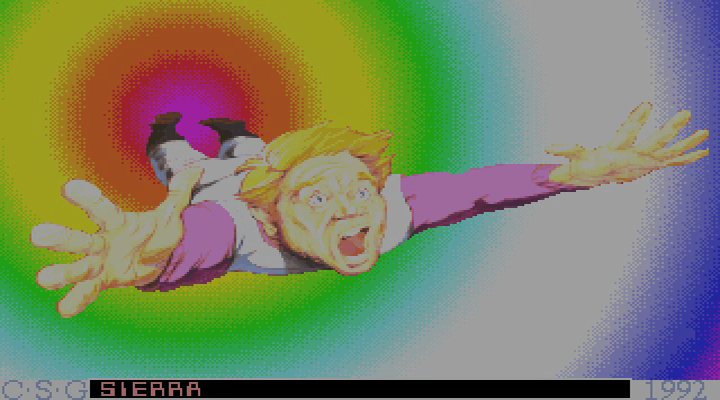 Falling final visible credit runtime frame