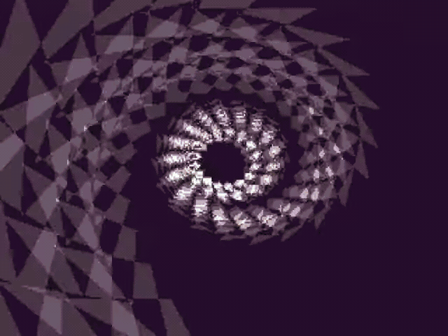 Project XYZ public-video spiral lattice animation