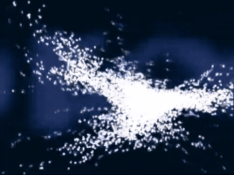 You Am I You Am The Robot public-video particle title animation